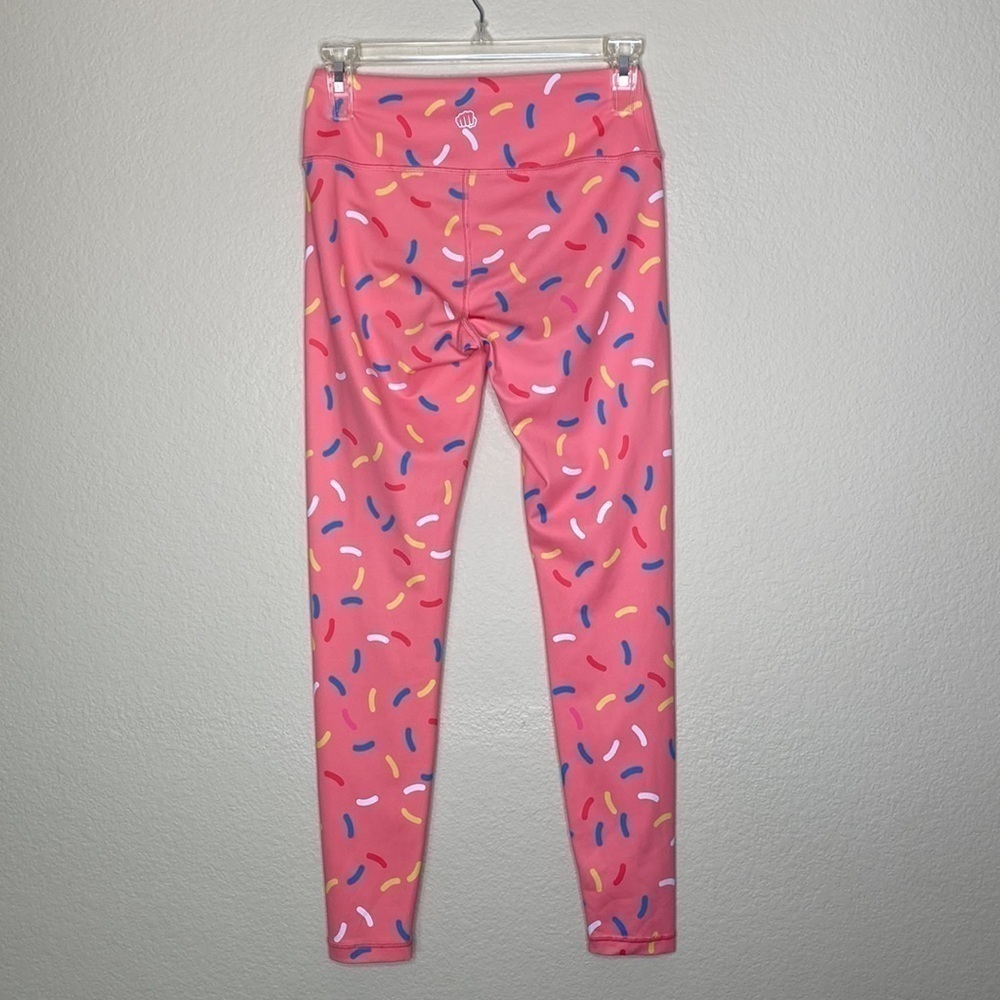 Feed Me Fight Me leggings women’s small pink candy euc - Picture 5 of 5